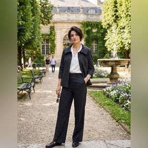 POLCEI / Women’s / Pinstriped / Blazer / Jacket / $266 / size 2 / ptp-17”